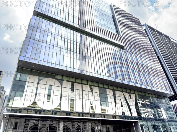 John Jay College of Criminal Justice, New Building, building exterior, 860 11th Avenue, Manhattan, New York City, New York, USA
