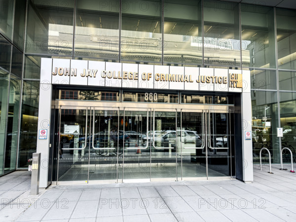 John Jay College of Criminal Justice, New Building, building exterior, 860 11th Avenue, Manhattan, New York City, New York, USA