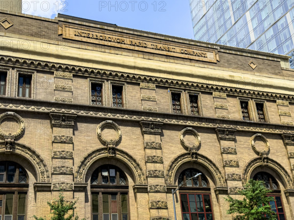 IRT Powerhouse, also known as the Interborough Rapid Transit Company Powerhouse, building exterior, 840 12th Avenue, Manhattan, New York City, New York, USA