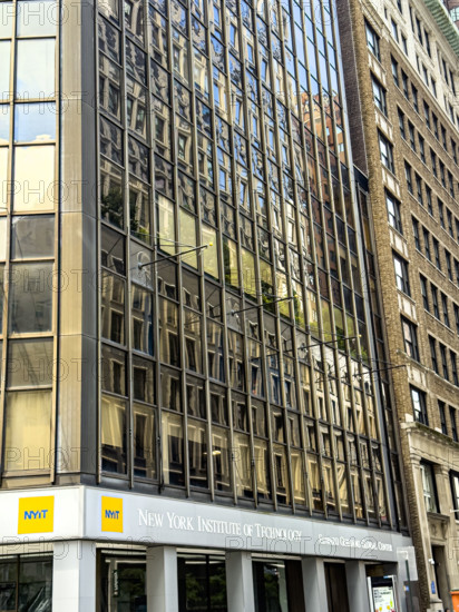 New York Institute of Technology, building exterior, 1855 Broadway, Manhattan, New York City, New York, USA