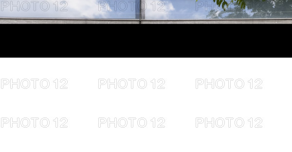 JP Morgan, building exterior detail, Deutsche Bank Center, 10 Columbus Circle, Manhattan, New York City, New York, USA