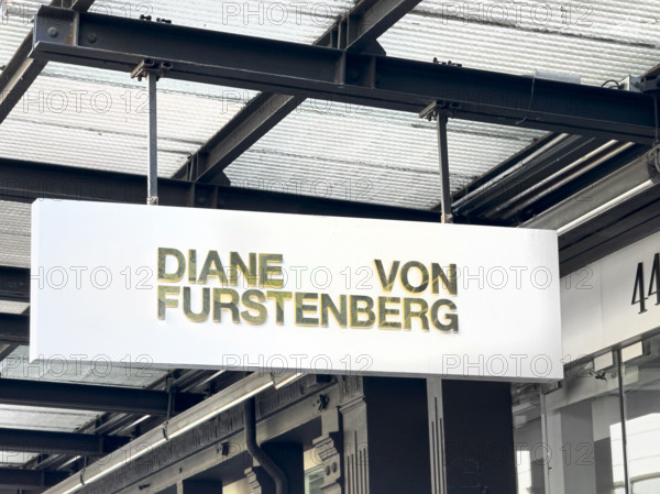 Diane von Furstenberg retail store, building exterior detail, 874 Washington Street, Meat Packing District, Manhattan, New York City, New York, USA