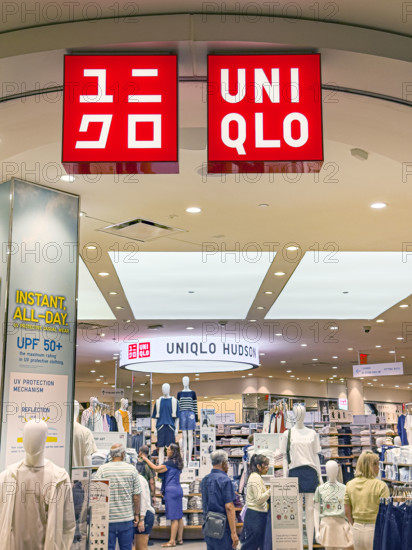 Uniqlo retail store, 35 Hudson Yards, Hudson Yards, Manhattan, New York City, New York, USA