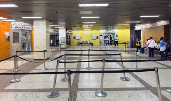 Peter Pan Bus Lines departure area, Port Authority Bus Terminal, 625 Eighth Avenue, Manhattan, New York City, New York, USA