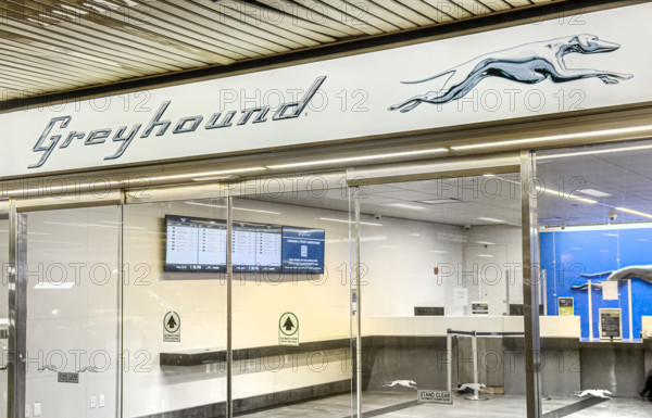 Greyhound Bus ticket office, Port Authority Bus Terminal, 625 Eighth Avenue, Manhattan, New York City, New York, USA