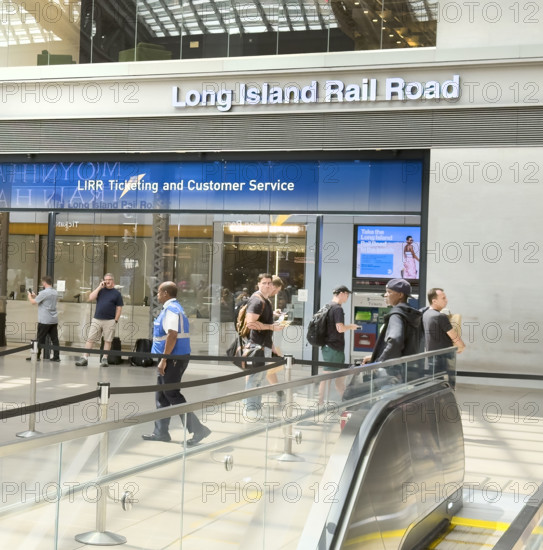 Long Island Rail Road ticketing and customer service, Moynihan Train Hall, Pennsylvania Station, Manhattan, New York City, New York, USA