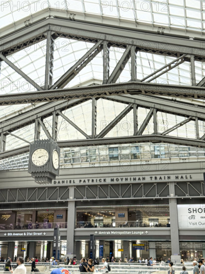 Passenger Concourse, Moynihan Train Hall, Pennsylvania Station, Manhattan, New York City, New York, USA