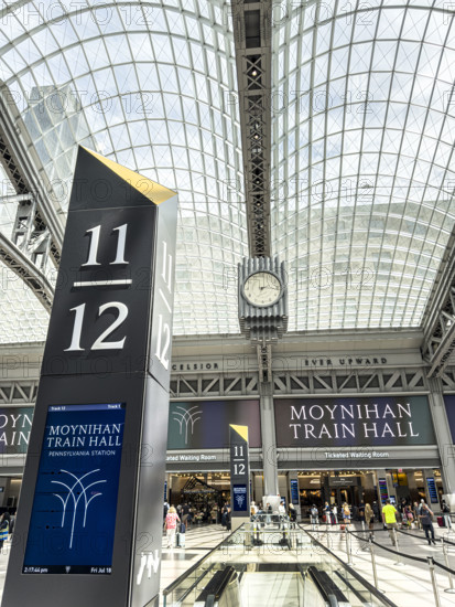 Passenger Concourse, Moynihan Train Hall, Pennsylvania Station, Manhattan, New York City, New York, USA