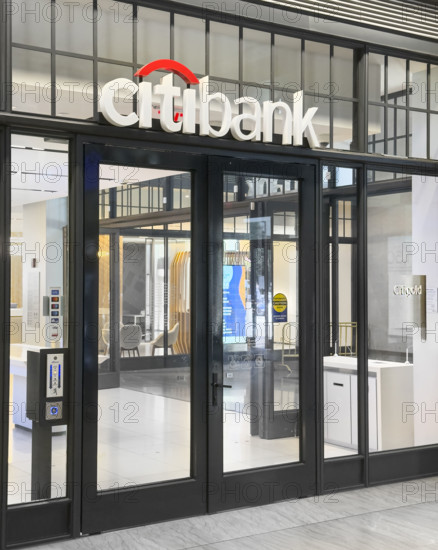 Citibank retail bank, Moynihan Train Hall, Pennsylvania Station, Manhattan, New York City, New York, USA