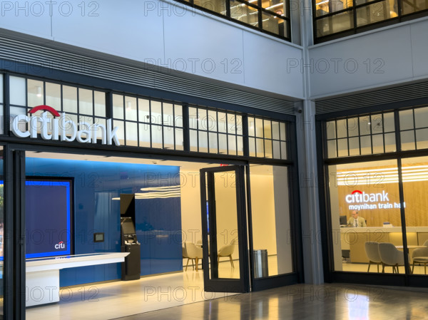 Citibank retail bank, Moynihan Train Hall, Pennsylvania Station, Manhattan, New York City, New York, USA