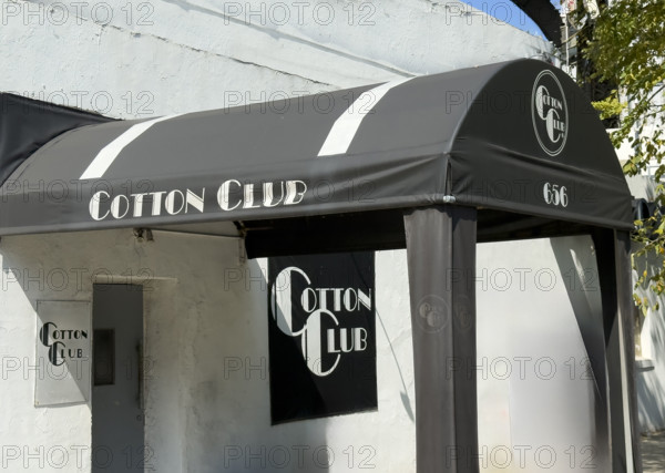 Cotton Club, building exterior detail, 656 Wess125th Street, Harlem, Manhattan, New York City, New York, USA