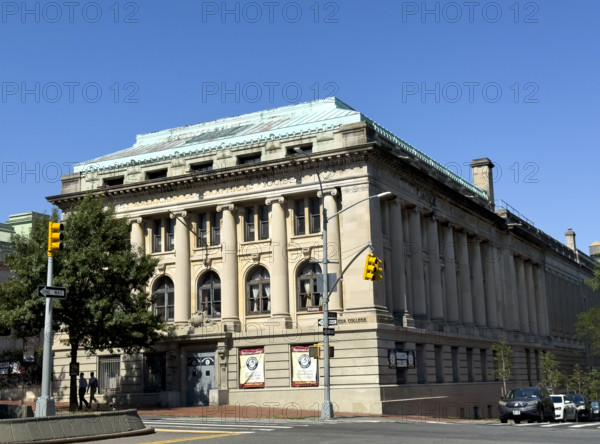 Boricua College, building exterior and street scene, 3755 Broadway, Audubon Terrace, Washington Heights, Manhattan, New York City, New York, USAw York City, New York, USA