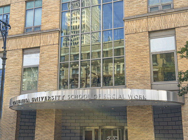 Columbia University of Social Work, building exterior, 1255 Amsterdam Avenue, Morningside Heights, Manhattan, New York City, New York, USA