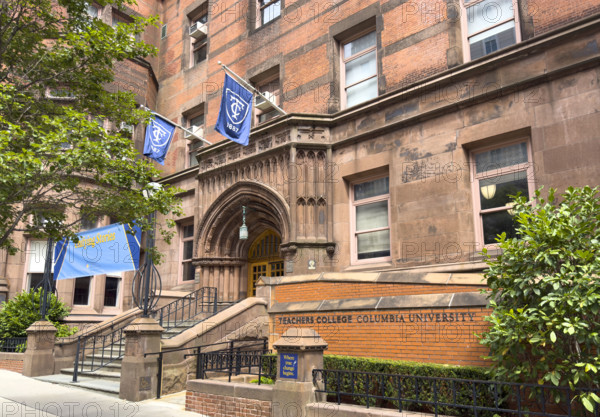 Teachers College, Columbia University, building exterior, 525 West 120th Street, Morningside Heights, Manhattan, New York City, New York, USA