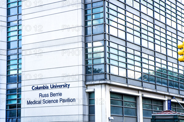Russ Berrie Medical Science Pavilion, building exterior, New York-Presbyterian Hospital/Columbia University Irving Medical Center, 1150 St Nicholas Avenue, Washington Heights, Manhattan, New York City, New York, USA