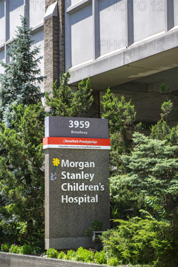 Morgan Stanley Children's Hospital, building exterior, New York-Presbyterian Hospital/Columbia University Irving Medical Center, 3959 Broadway, Washington Heights, Manhattan, New York City, New York, USA
