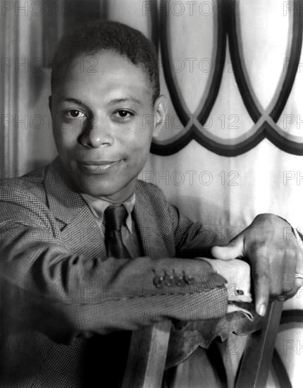 Jimmie Daniels (1908-1984) American Cabaret performer, nightclub owner and Harlem Renaissance figure,  head and shoulders portrait, Carl Van Vechten Collection, July 1940