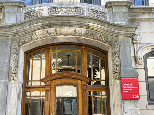 College of Arts and Sciences, Dept. of English, Boston University, building exterior, 236 Bay State Road, Boston, Massachusetts, USA