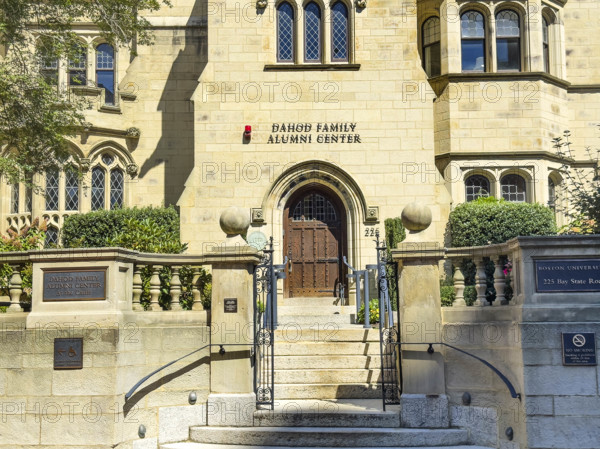 The Dahod Family Alumni Center, Boston University, building exterior, 225 Bay State Road, Boston, Massachusetts, USA