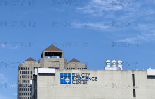 Elm City Bioscience Center, building exterior, 55 Church Street, New Haven, Connecticut, USA