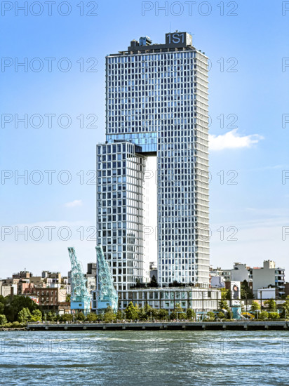 One South First Street apartment building on East River, Williamsburg, Brooklyn, New York City, New York, USA