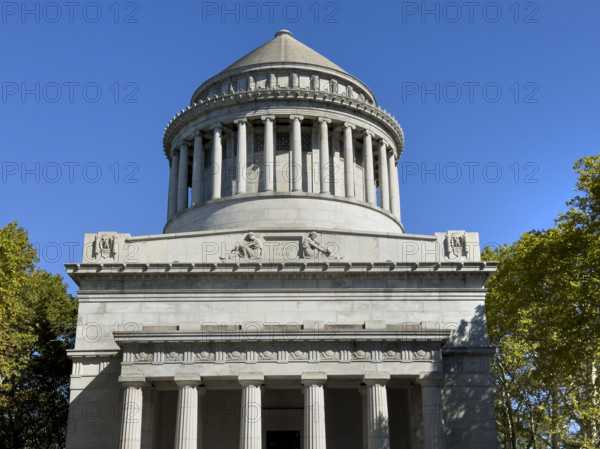 General Grant National Memorial, building exterior detail, Riverside Drive, Morningside Heights, Manhattan, New York City, New York, USA