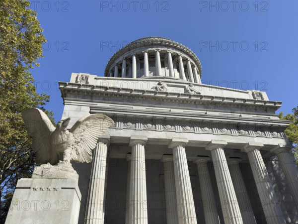 General Grant National Memorial, building exterior detail, Riverside Drive, Morningside Heights, Manhattan, New York City, New York, USA