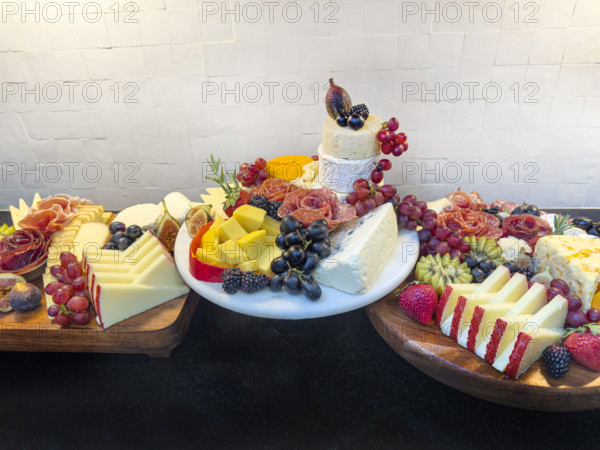 Multi-tiered charcuterie boards