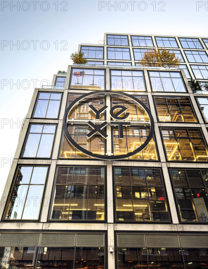 YEXT corporate headquarters, building exterior, low angle view, 61 Ninth Avenue, Chelsea, New York City, New York, USA