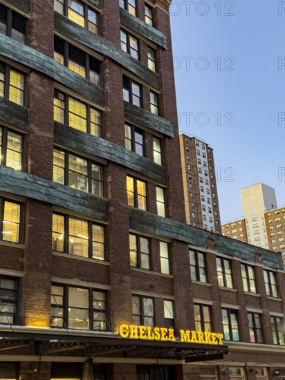 Chelsea Market, building exterior, Ninth Avenue, Chelsea, Manhattan, New York City, New York, USA