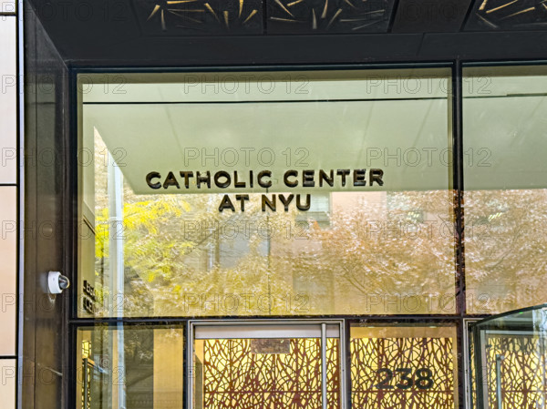 Catholic Center, Global Center For Academic & Spiritual Life, New York University, building exterior, Greenwich Village, Manhattan, New York City, New York, USA