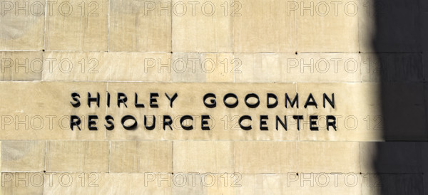 Shirley Goodman Resource Center, building exterior detail, Fashion Institute of Technology, Manhattan, New York City, New York, USA