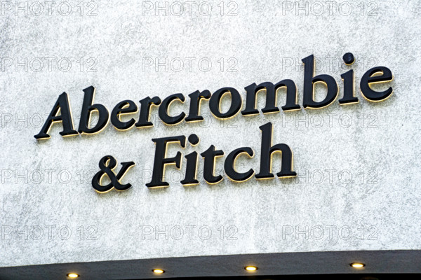 Abercrombie & Fitch retail store, building exterior detail, 668 Fifth Avenue, Manhattan, New York City, New York, USA