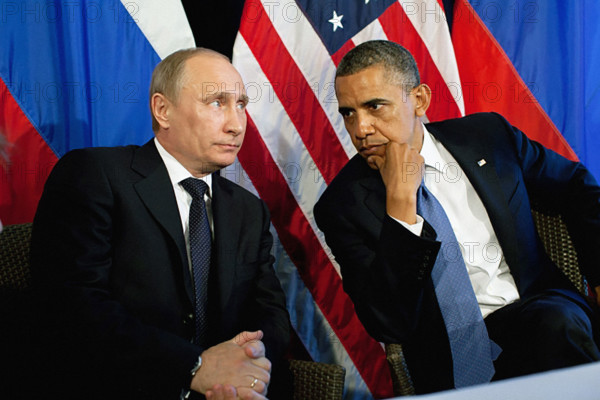 U.S. President Barack Obama participating in bilateral meeting with President Vladimir Putin of Russia during G20 Summit, Esperanza Resort, San Jose Del Cabo, Mexico, Pete Souza, Office of White House Photography, June 18, 2012