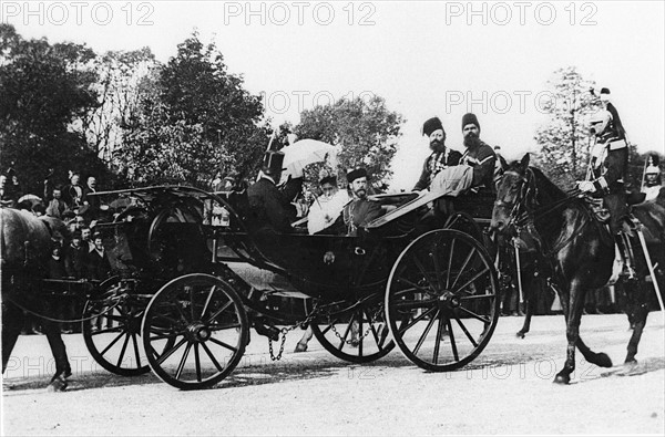 Official visit of Nicholas II and Alexandra Feodorovna to Paris