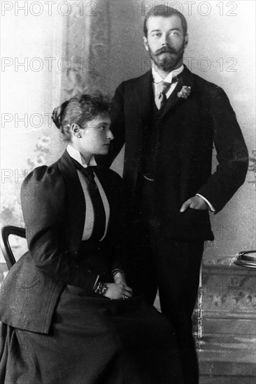 Nicolas II Alexandrovitch et Alexandra Féodorovna