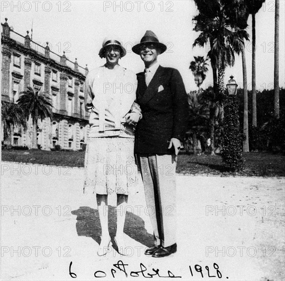 La Princesse Françoise de France et le Prince Christophe de Grèce