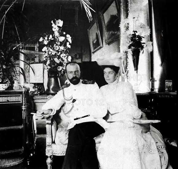 Grand Duke Alexander Mikhailovich and Grand Duchess Xenia Alexandrovna