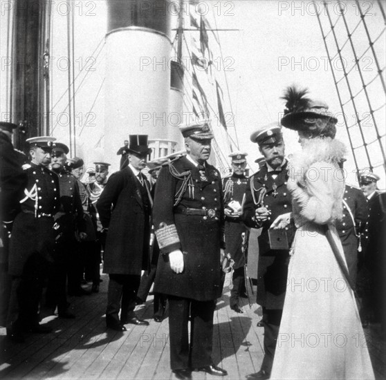 Nicolas II et l'impératrice Alexandra