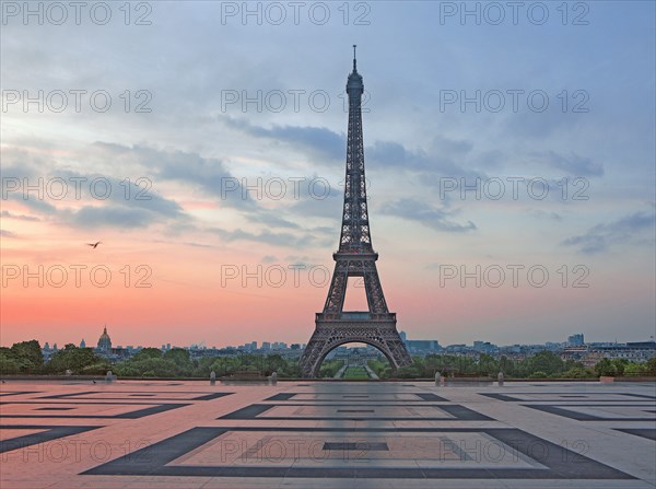 Eiffel Tower and Trocadero, Paris