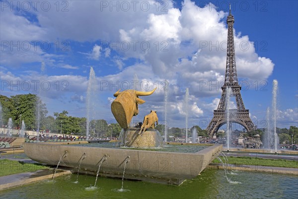 Eiffel Tower and Trocadero, Paris