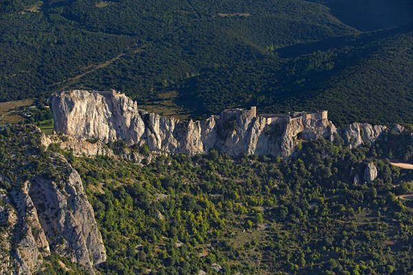 The castle of Peyrepertuse, Aude