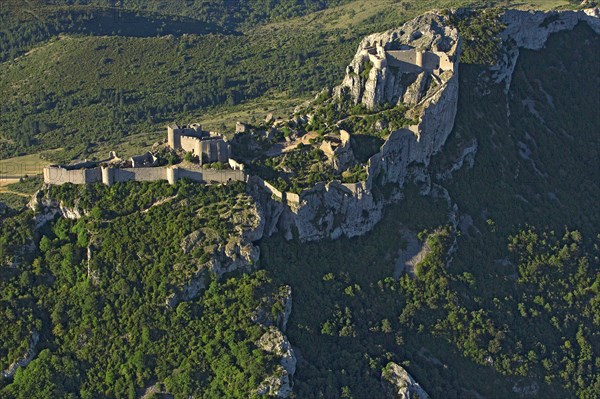 The castle of Peyrepertuse, Aude