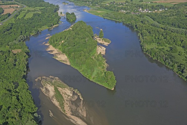 La Loire vers Langeais, Indre-et-Loire