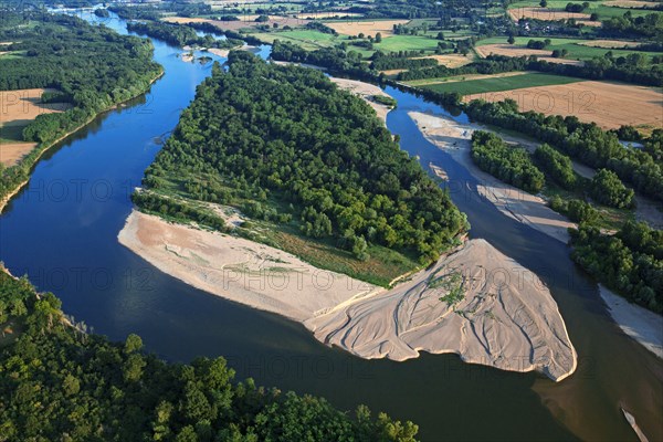 The Loire towards Langeais, Indre-et-Loire