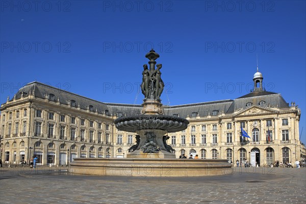 Bordeaux, Place de la Bourse, Gironde