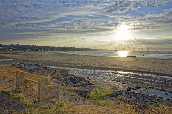 Coucher de soleil, Normandie