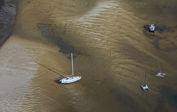 Estuaire ensablé dans la Manche