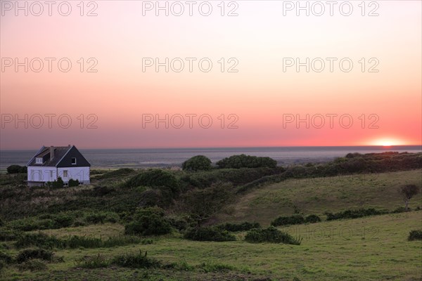 Sunrise on the Normandy coast