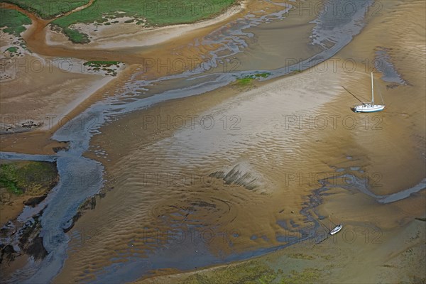 Manche, estuary silted up